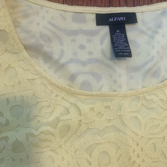 Alfani, bright yellow size M - Picture 4 of 5